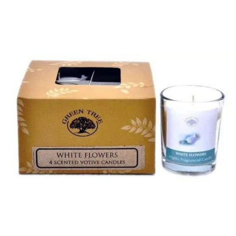 Bougies parfumées 55 gr - White Flower - Green Tree