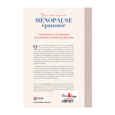 Mon cahier pour une ménopause épanouie