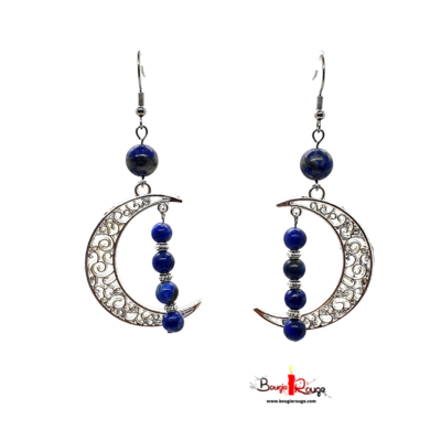 Boucles d'Oreilles - Lapis Lazuli - 6 & 8 mm