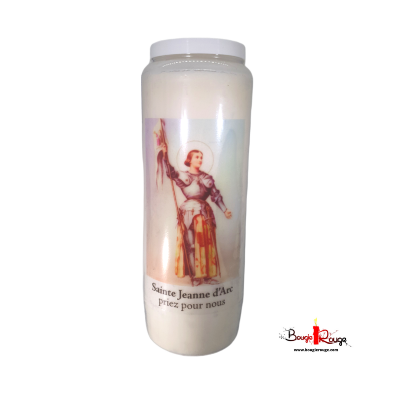 Bougie Neuvaine - Saint Jeanne d&#39;Arc
