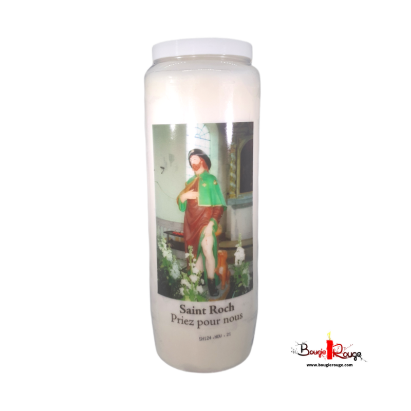 Bougie Neuvaine - Saint Roch