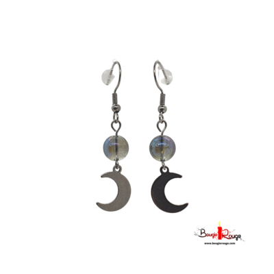 Boucles d'Oreilles Aqua Aura - 8 mm