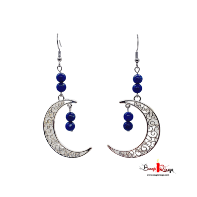 Boucles d'Oreilles - Lapis Lazuli - 6 mm