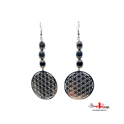 Boucles d'Oreilles - Protection - 8mm