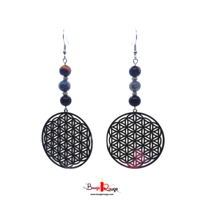 Boucles d'Oreilles - Protection - 8mm