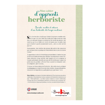 Mon cahier d'apprenti herboriste