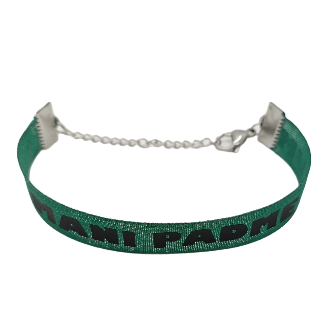 Bracelet en tissu - Om Mani Padme Hum
