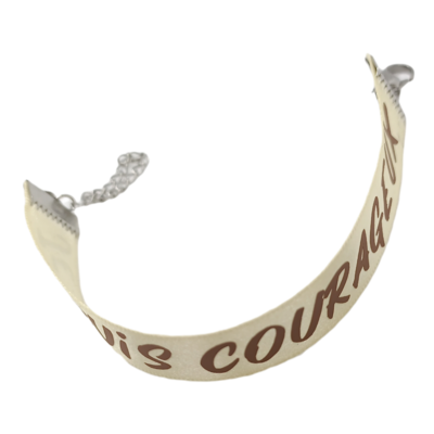Bracelet en tissu - Je suis courageux