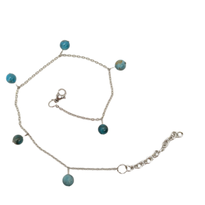 Bracelet de cheville - Apatite