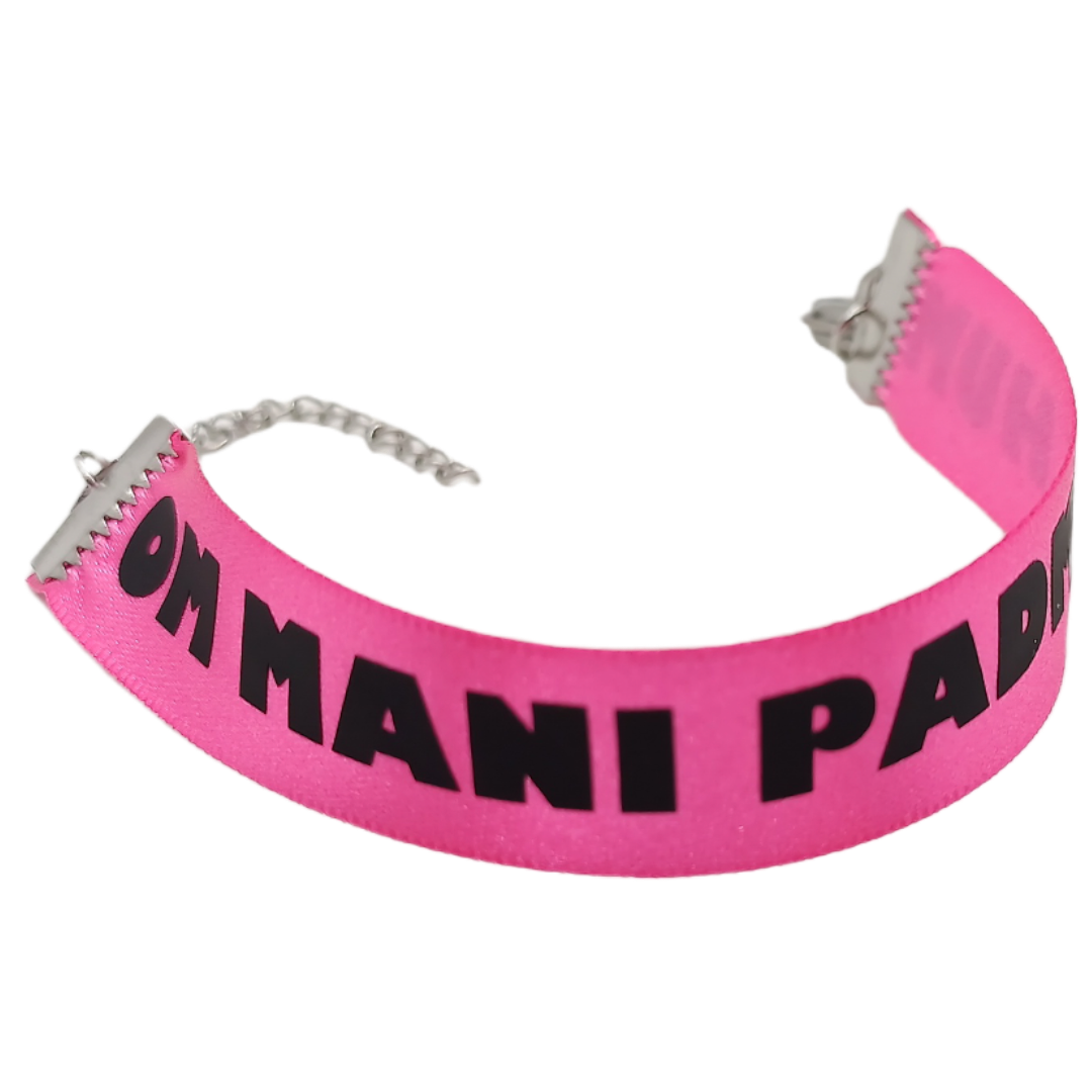 Bracelet en tissu - Om Mani Padme Hum