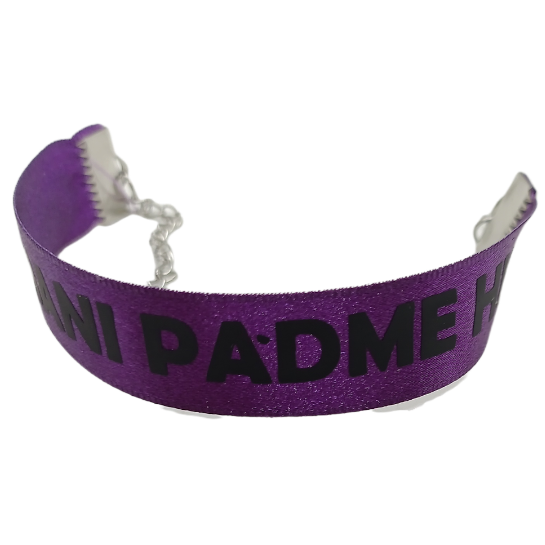 Bracelet en tissu - Om Mani Padme Hum