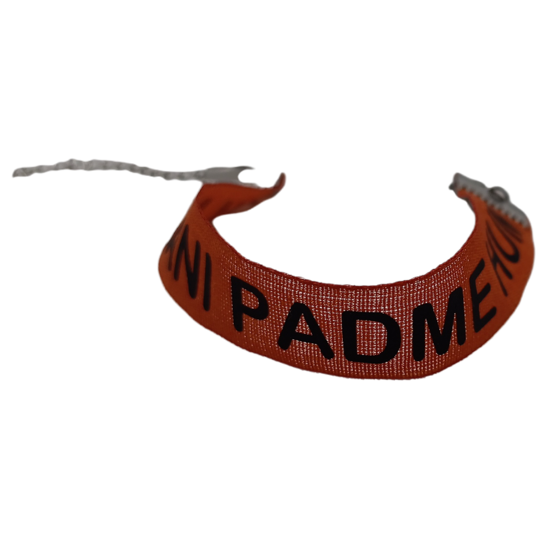 Bracelet en tissu - Om Mani Padme Hum