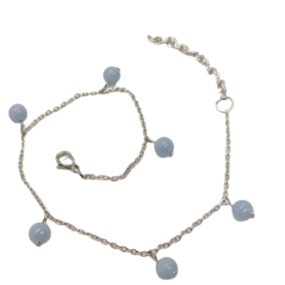 Bracelet de cheville - Angélite
