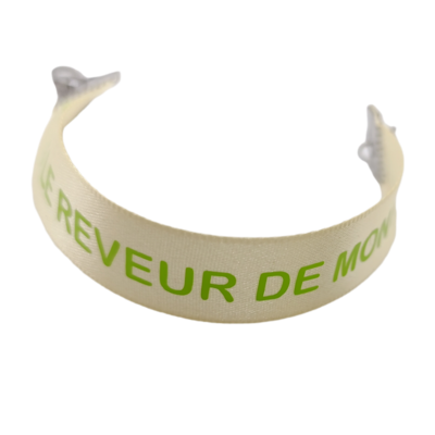 Bracelet en tissu - Je suis le rêveur de mon rêve