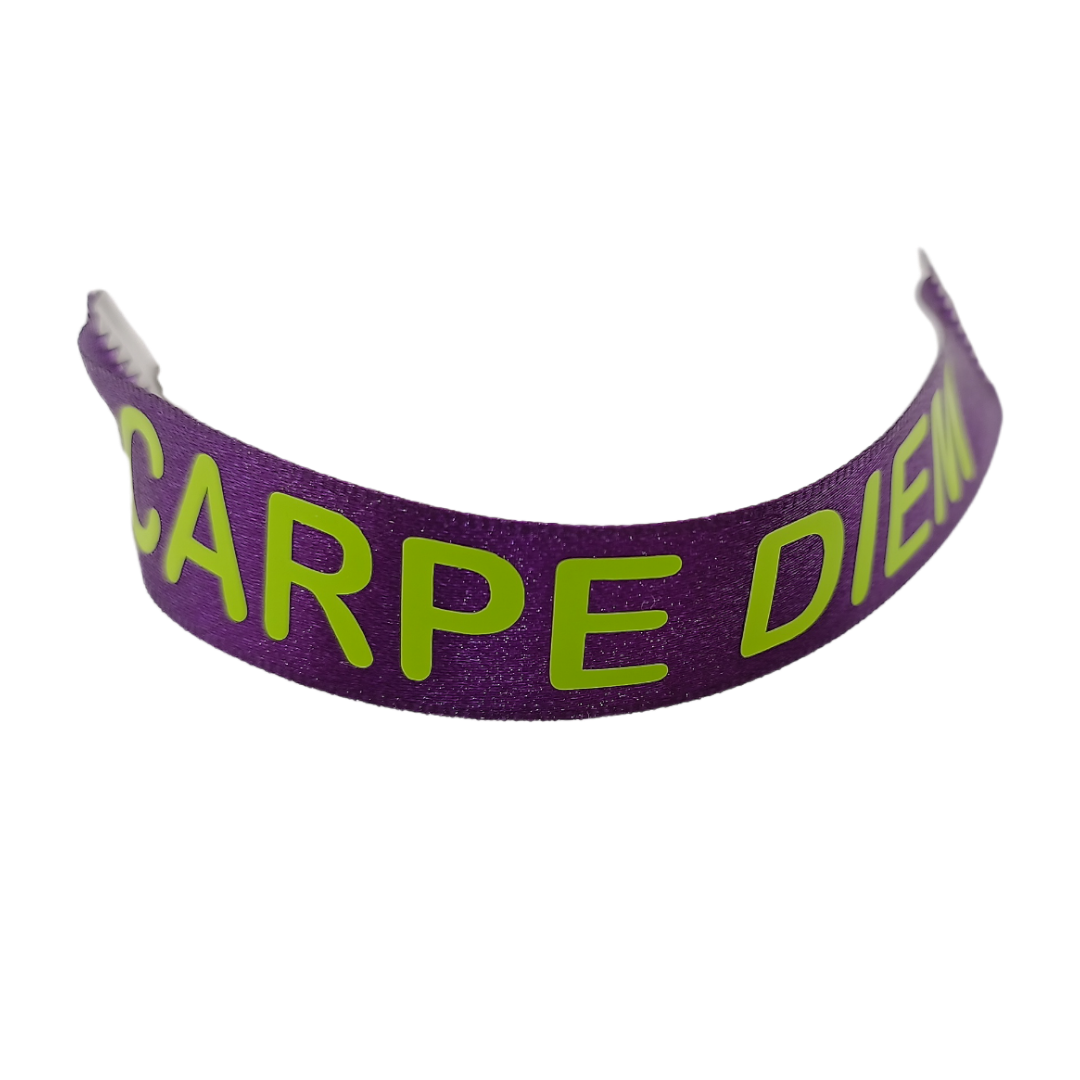 Bracelet en tissu - Carpe diem