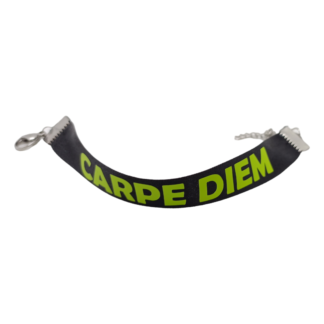 Bracelet en tissu - Carpe diem