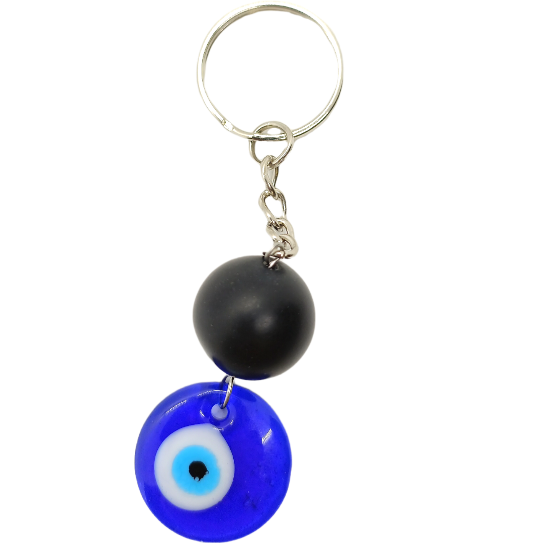 Porte-clés - Onyx et oeil turc