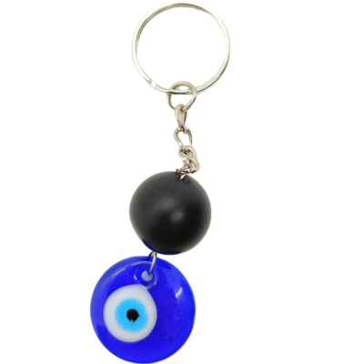 Porte-clés - Onyx et oeil turc