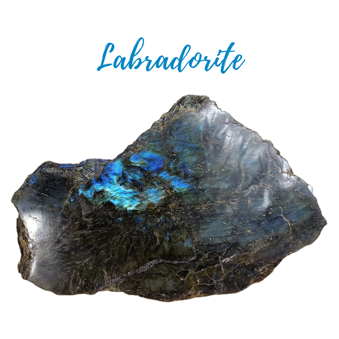 Labradorite plate - semi-polie - 1600 gr