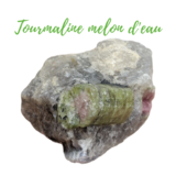 Tourmaline melon d&#39;eau brute