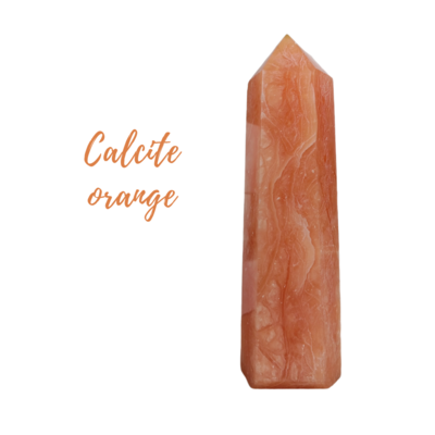 Pointe de Calcite orange - 1162 gr