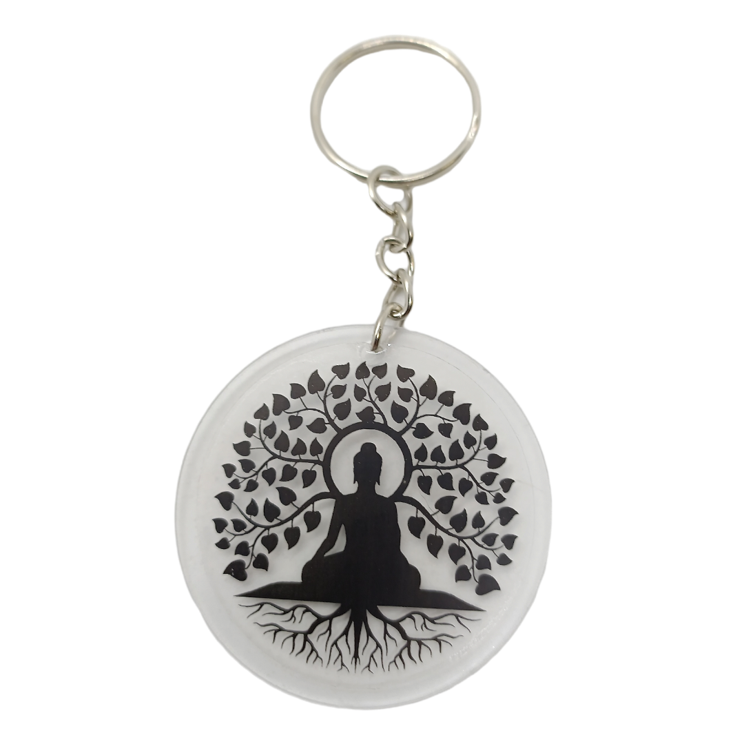 Porte-clés Bouddha en méditation