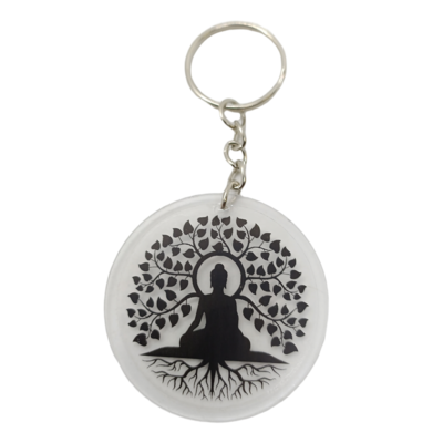Porte-clé Buddha en méditation