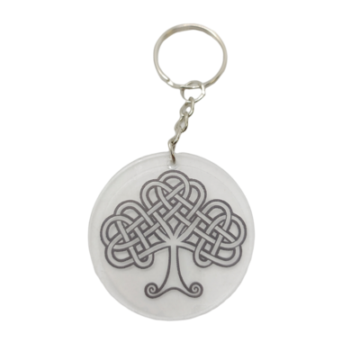 Porte-clés Yggdrasil en noeud celtique
