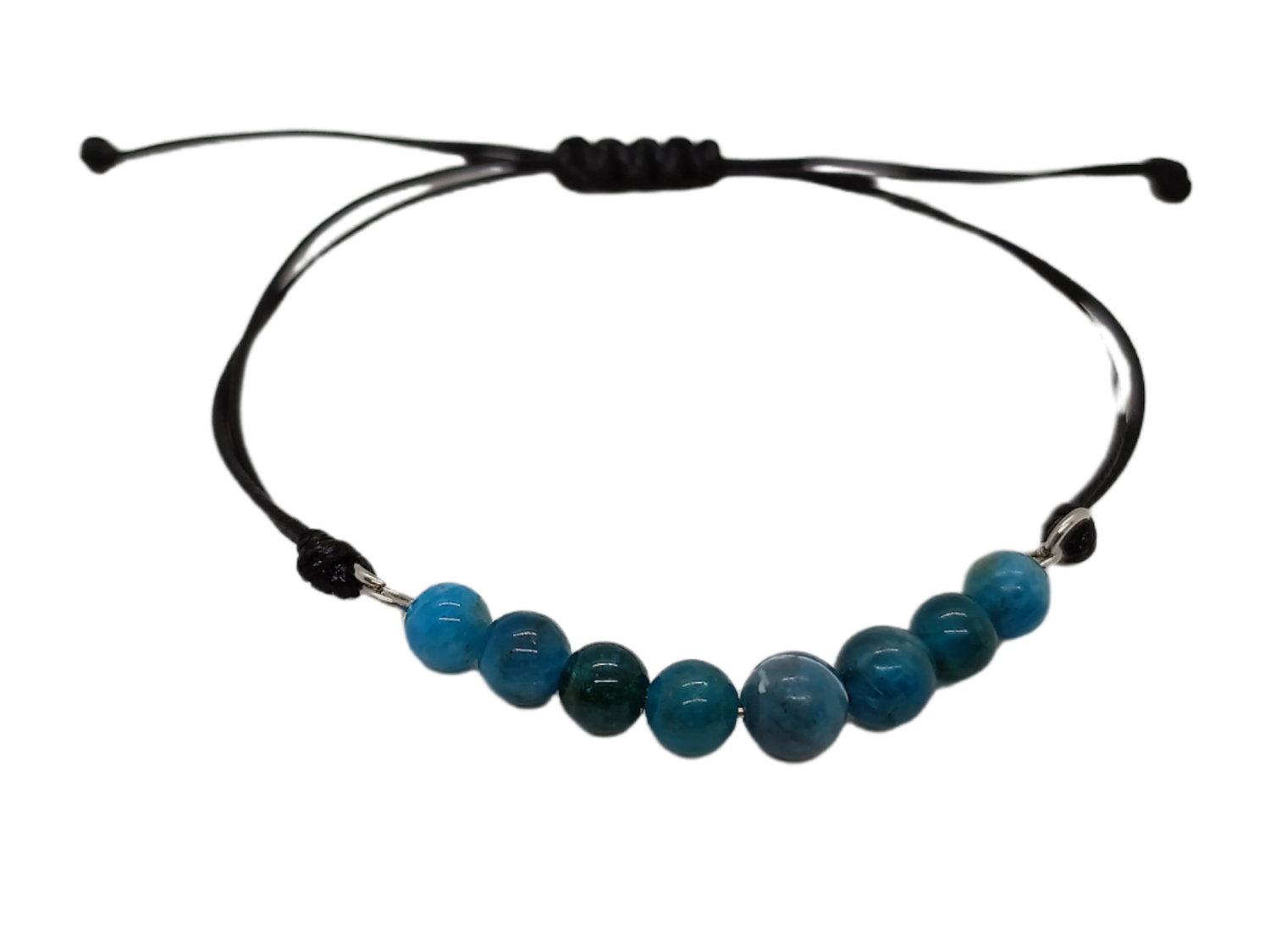 Bracelet en macramé - Apatite
