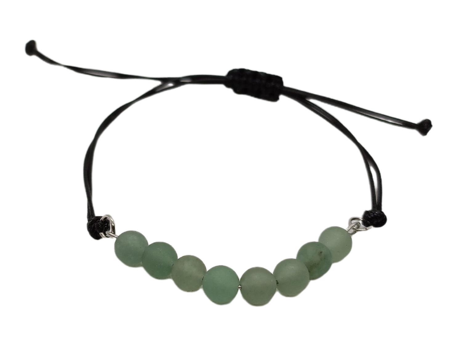 Bracelet en macramé - Aventurine mate