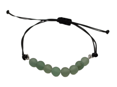 Bracelet en macramé - Aventurine mate