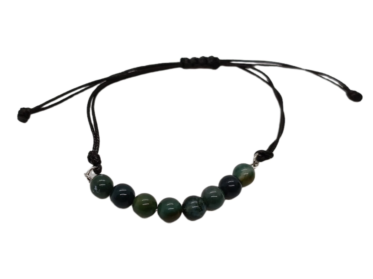 Bracelet en macramé - Agathe mousse