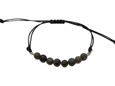 Bracelet en macramé - Labradorite