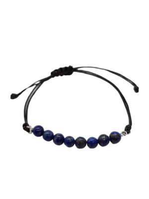 Bracelet en macramé - Lapis Lazuli