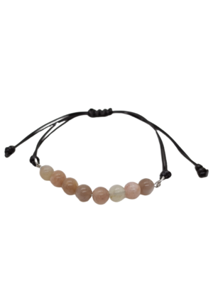 Bracelet en macramé - Pierre de lune