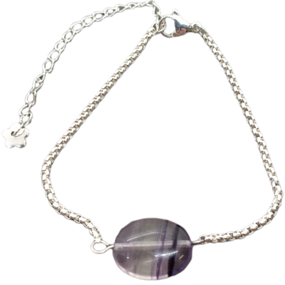 Bracelet - Fluorite pourpre