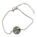 Bracelet - Disque d&#39;Abalone