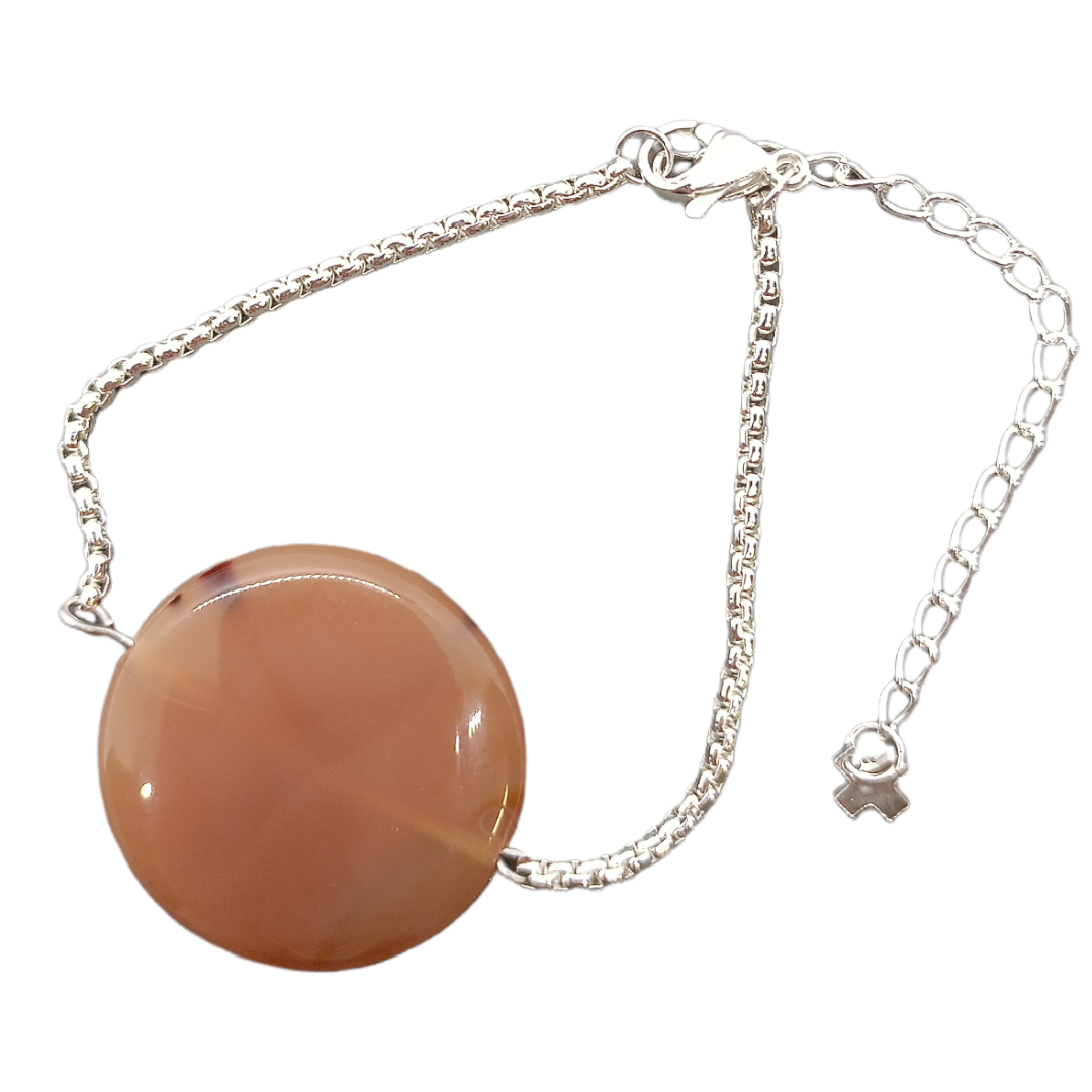 Bracelet - Disque de Cornaline