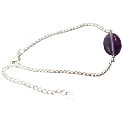 Bracelet - Fluorite pourpre