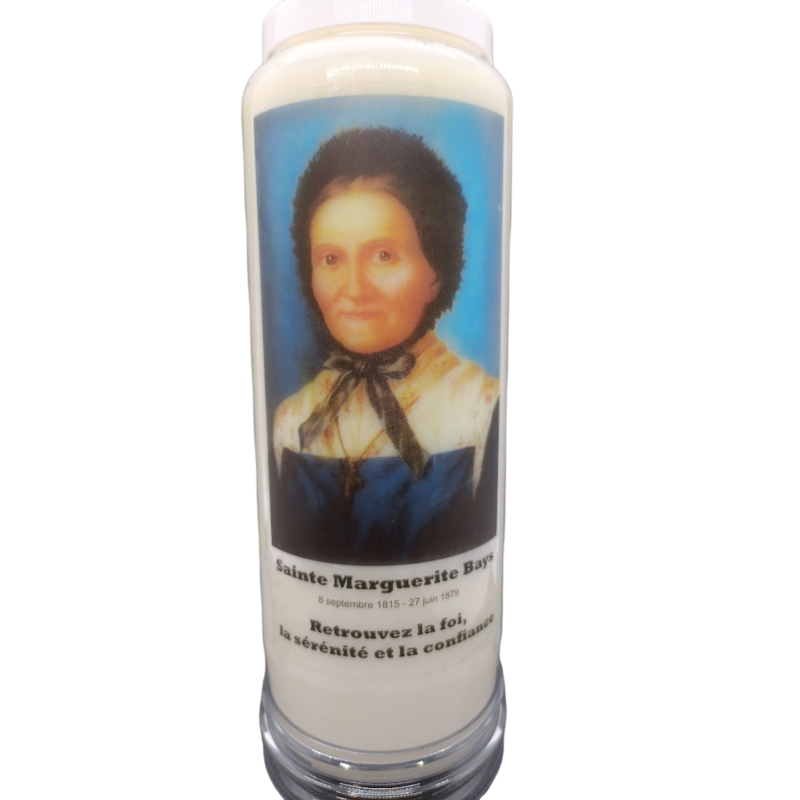 Bougie Neuvaine Sainte Marguerite Bays