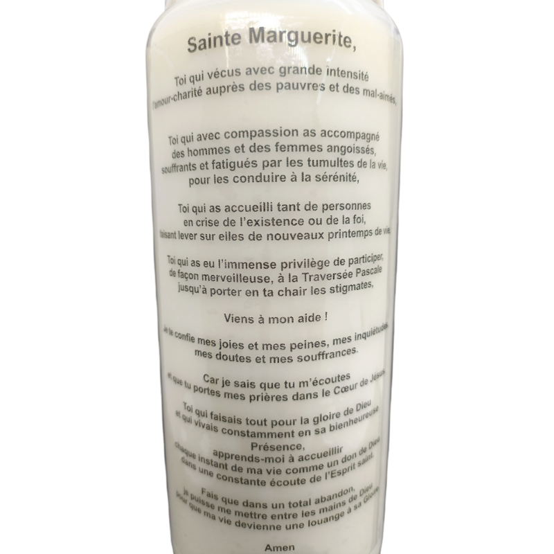 Bougie Neuvaine Sainte Marguerite Bays
