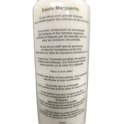 Bougie Neuvaine Sainte Marguerite Bays