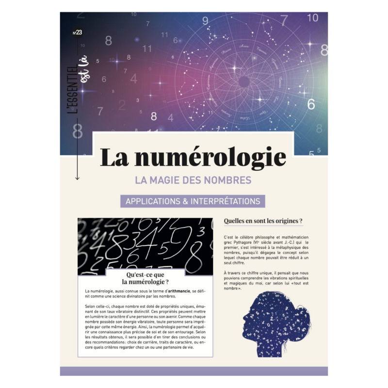 La numérologie: La magie des nombres - dépliant