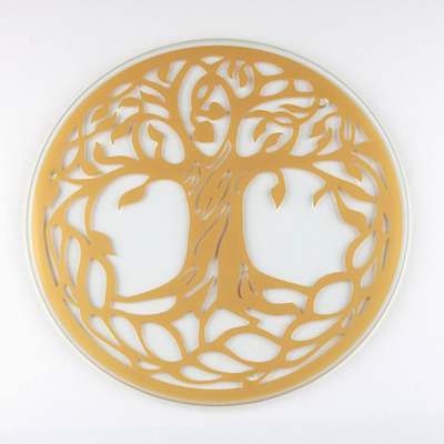 Support en verre arbre de vie - 9cm