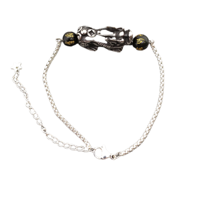Bracelet - Obsidienne Ôm Mani Padme Hum