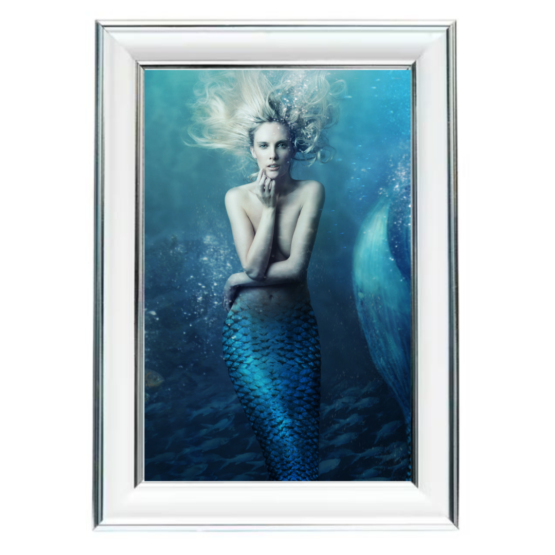 Cadre Sirène bleue - 10x15 cm
