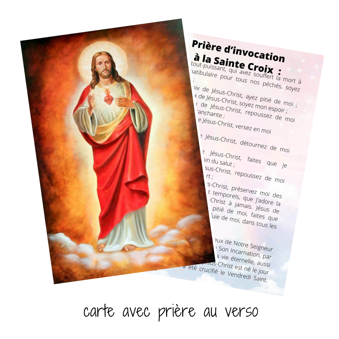 Carte de prière - Sainte Croix