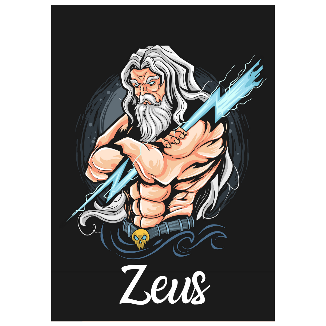 Poster plastifié - Zeus