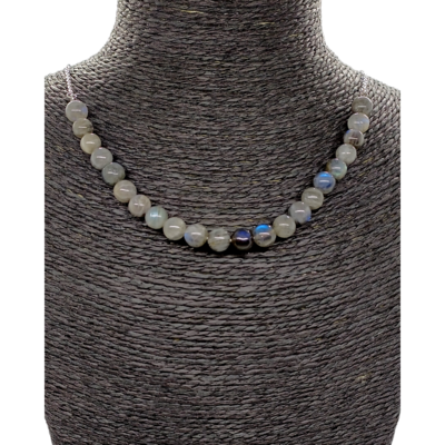 Collier - Labradorites - 8 mm