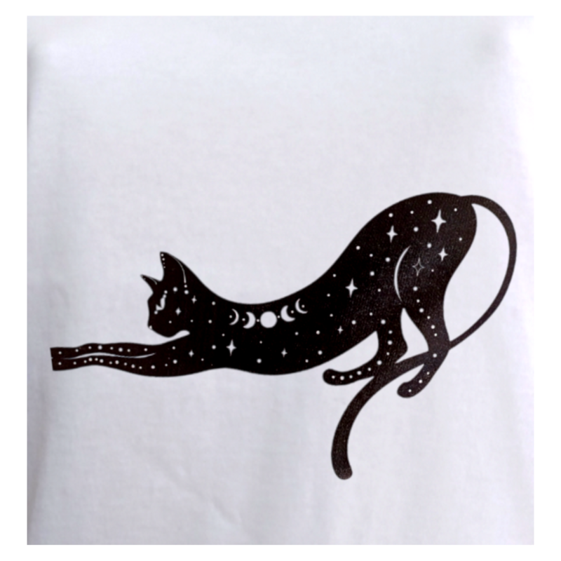 T-shirt unisexe - Chat galaxie